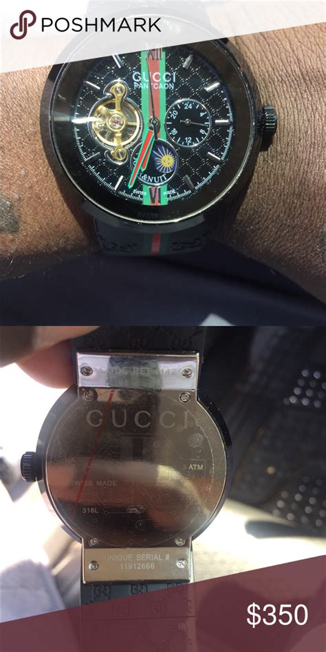 where is gucci watch serial number|how to authenticate gucci watch.